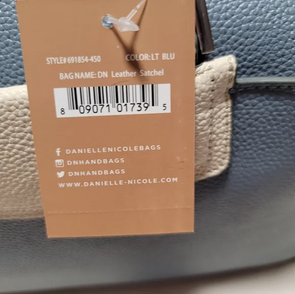 Leather satchel bag - Picture 8 of 12